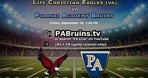 Football: Life Christian Academy at Pulaski Academy