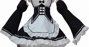 Amazon.com: Ainiel Disfraz de sirvienta para el día de San Valentín para mujer, disfraz de sirvienta de anime para cosplay, Lolita, vestido de sirvienta con calcetines y juegos de sombreros