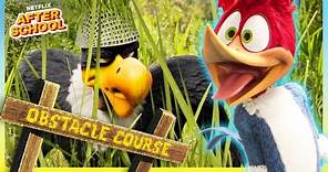 Camp Woo Hoo's WILD Obstacle Course! ⛺️ Woody Woodpecker Goes to Camp | Netflix After School