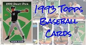 1993 Topps Baseball Cards – 10 Most Popular