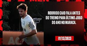 Rodrigo Caio fala antes do treino para último jogo do ano no Maraca