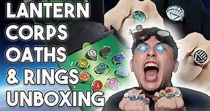 ALL Lantern Corps Oaths | Lantern Corp Rings Unboxing