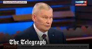 Russian state TV commentator admits Russia is isolated and Ukraine's military is formidable
