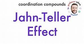 Jahn-Teller Effect - Distortion of Molecular and Coordination Geometries | Professor Adam Teaches