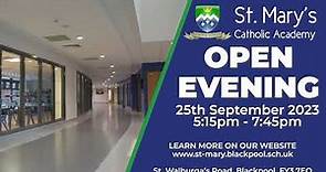 St. Mary's Catholic Academy Open Evening 2023