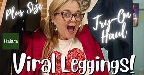 Are These VIRAL Curvy Leggings Worth the Hype? Halara Plus Size Try-On Haul Review!