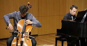 Elliott Carter - Sonata for Cello and Piano - Dane Johansen, Cello - Victor Stanislavsky, Piano