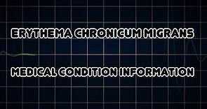 Erythema chronicum migrans (Medical Condition)