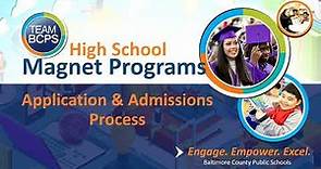 Magnet Application - High Schools