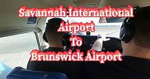 Flying from Savannah International Airport to Brunswick Airport | Full Flight | KSAV - KBQK