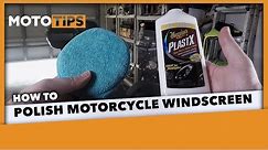 Polish a Motorcycle Windscreen Using Meguiar's Plast-X