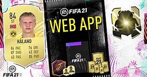 FIFA 21 WEB APP IS HERE LIVE!