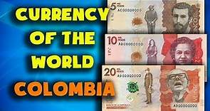 Currency of the world - Colombia. Colombian peso. Exchange rates Colombia. Colombian banknotes