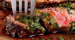 Steak with Chimichurri Sauce