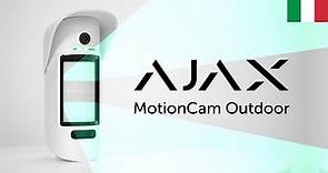 AJAX MotionCam Outdoor | Rilevatore di Movimento per Esterni con Fotocamera