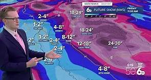 Idaho News 6 Forecast: Winter storm pummels Idaho with snow, strong winds and whiteout conditions