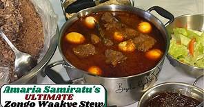 Zongo Recipes|| How to make Original Zongo Waakye Stew|| Waakye Stew