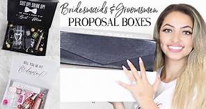 BRIDESMAIDS AND GROOMSMEN PROPOSAL BOXES | DIY & Personalized Gift Ideas