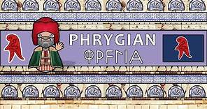 The Sound of the Phrygian language (Vocabulary & Sample Text)