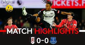 HIGHLIGHTS | Fulham 0-0 Everton | Chances Spurned At Craven Cottage As It Ends Goalless