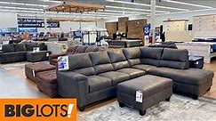 BIG LOTS FURNITURE SOFAS COUCHES ARMCHAIRS COFFEE TABLES SHOP WITH ME SHOPPING STORE WALK THROUGH