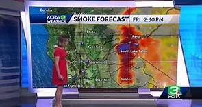 Mosquito Fire smoke continues to impact Sacramento region's air quality. Here's the weekend forecast