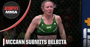 Molly McCann submits Diana Belbita in strawweight debut at #UFCVegas85 | ESPN MMA