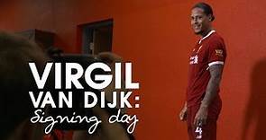 SIGNING DAY VLOG | Virgil van Dijk's first day at Liverpool - From the Airport to Anfield
