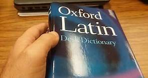 Oxford Latin Desk Dictionary Review