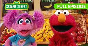 Elmo, Abby, and Cookie Monster Play Grocery Games | Sesame Street Full Episode