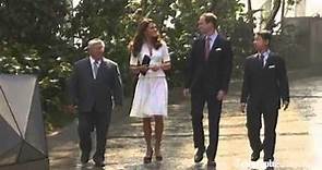 Prince William and Kate visit Singapore gardens