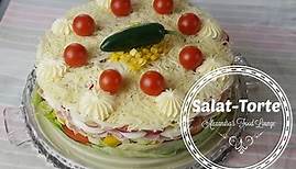 Silvester-Snack/ Partyrezept Salattorte /
