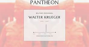 Walter Krueger Biography - United States Army general (1881–1967)