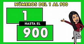 ✅Números del 1 al 900 en letras en español | Spanish Numbers 1 - 900
