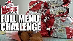 Wendy's Full Menu Challenge!