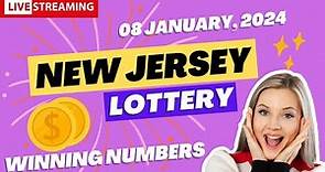 New Jersey Midday Lottery Results For - 08 Jan, 2024 - Pick 3 - Pick 4 - Cash 5 - Pick 6 - Powerball