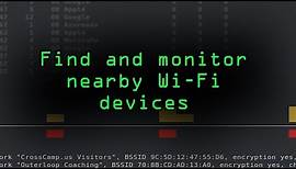 Use Kismet to Find & Monitor Nearby Wi-Fi Devices [Tutorial]