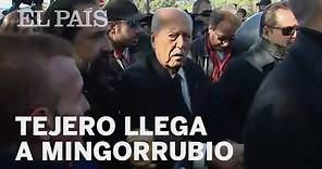 Así ha sido recibido el golpista ANTONIO TEJERO a su llegada a MINGORRUBIO