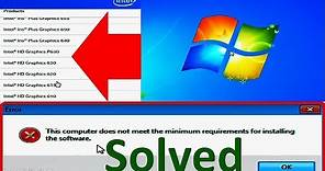 How to Fix Intel HD Graphics Driver Installation Error Windows 7 (Complete Tutorial)