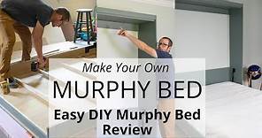 How We Made Our Own Murphy Bed | Easy DIY Murphy Bed Review