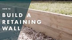 How To Build Retaining Wall