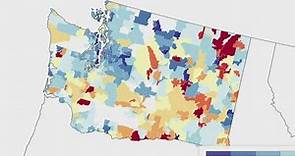 COVID-19 vaccine hesitancy map shows disparities within Washington counties, zip codes