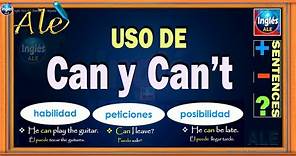 Uso De Can Y Can't En Ingles – Oraciones Negativas E Interrogativas Con Can Y Can't