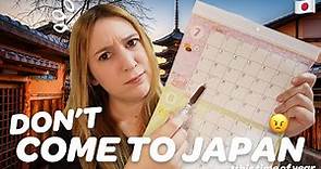 WHEN TO VISIT JAPAN (and when NOT to!) 🍡 seasons, dates, advice | japan travel guide