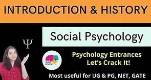 Introduction & History of Social Psychology | Social Psychology| Psychology Entrances| Mind Review