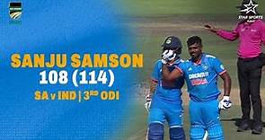 HLTS: Sanju Samson Charges to his Maiden ODI Ton | SA v IND 3rd ODI