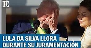 Lula da Silva llora durante su discurso en Brasil | El País