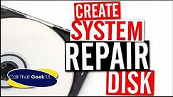Create a System Repair Disc in Windows 10
