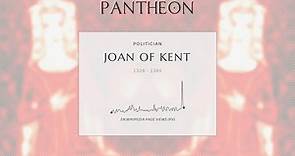 Joan of Kent Biography - 14th-century English noblewoman