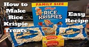 How to Make Rice Krispie Treats Easy Recipe